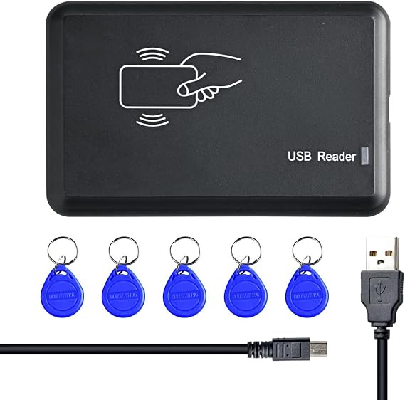 USB RFID Card Reader - Contactless ID Reader for EM4100