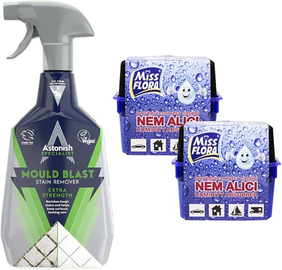 Astonish Küf Temizleyici 750 Ml + 450 G Nem Alıcı 2 Adet
