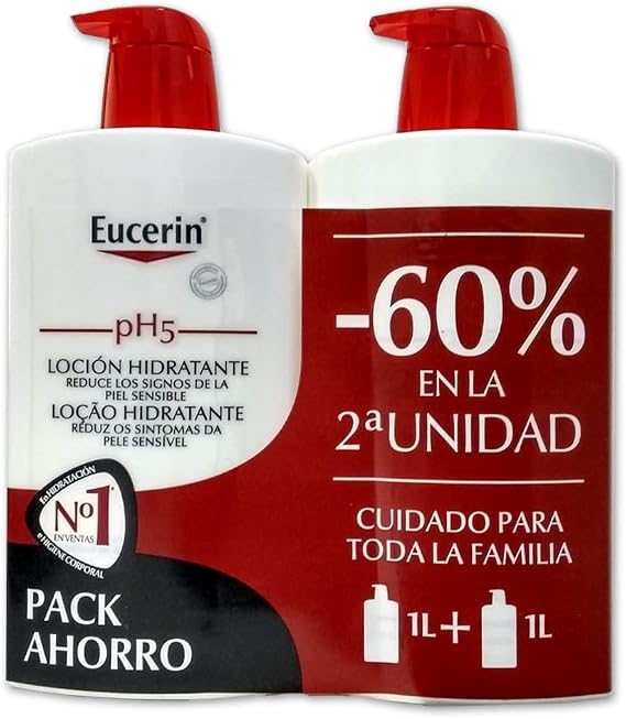 Eucerin Ph5 Moisturizing Lotion for Sensitive Skin, 2L