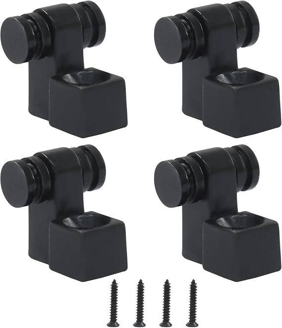 4PCS Roller String Tree Guides Retainers, Black