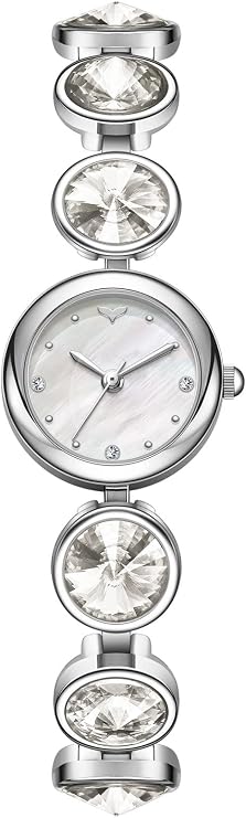 findtime Women's Watch Jewellery Watches Women's Elegant Small Slim Analogue Quartz Watch Wrist Watches Waterproof Charm Women's Watch Everyday Work for Women Girls