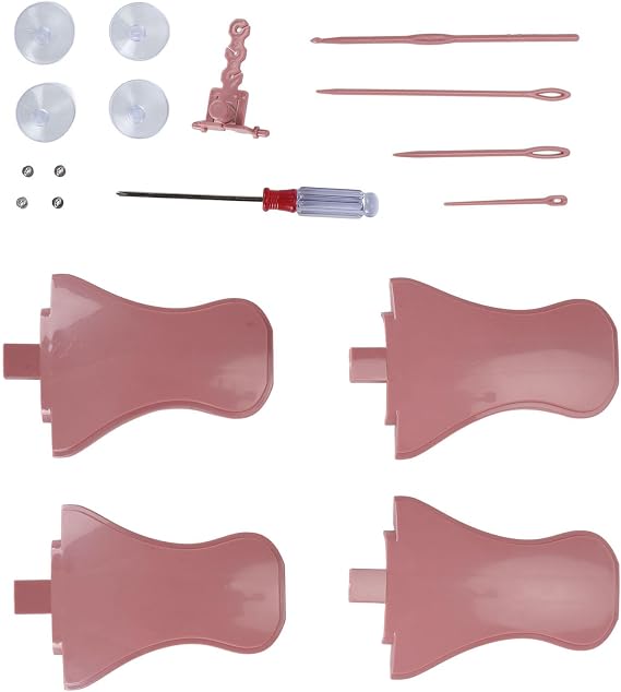 Knitting Machines Adapter Set 18pcs Replacement Tools for DIY Knitting Machine Ideal for Sentro Easy Installation Nonslip Suction Cups Plastic Material