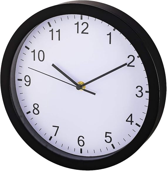 Hama | "Pure Wall Clock, Diameter 25 cm, quiet | Black