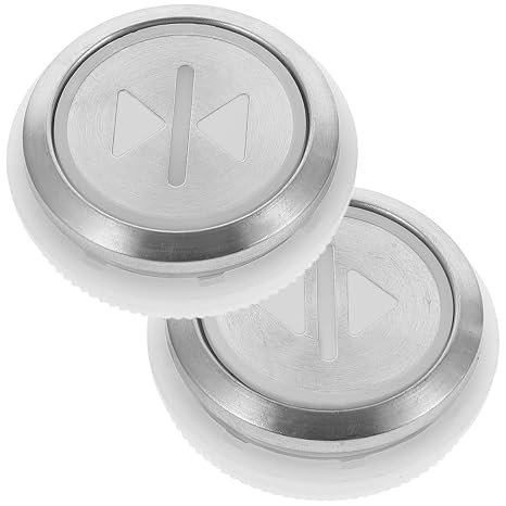 Generic Elevator Replacement Buttons 2pcs with Open and Close Functions Stainless Steel Sturdy Elevator Push Button Covers for Apartment Spare Parts