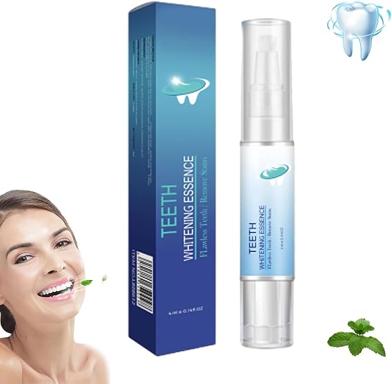 Marshmallow Meadows Teeth Whitening Pen, 1pcs, 1 g (Pack of 1), Mint Flavor, Natural, Harsh Chemical Free, Artificial Flavour Free, Gently Lifts Stains for a Brighter Smile, Tooth Whitener