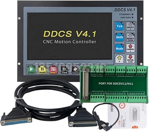 Standalone Motion Controller Ddcs V4.1 3/4 Axis Independent Offline Controller Machine Tool Engraving And Milling Cnc Motion Control(4AXIS)