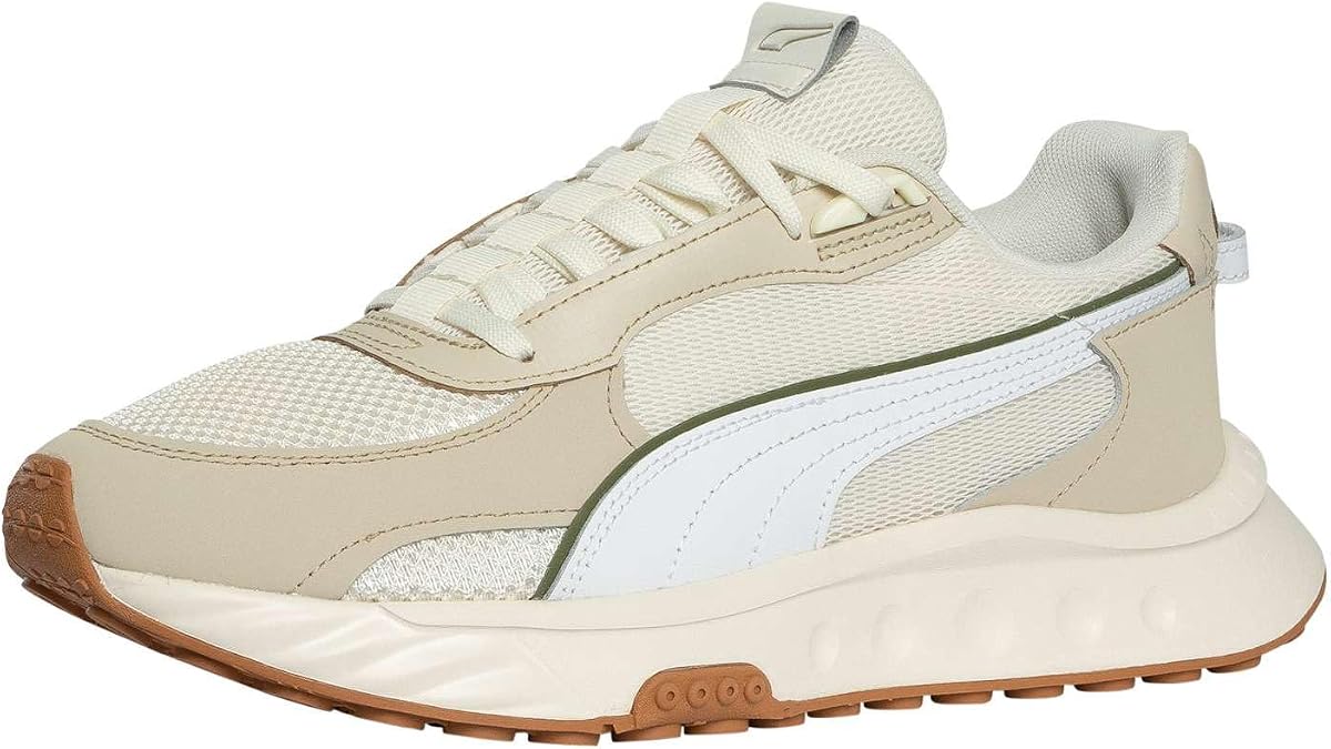 PUMA Men's Wild Rider Futurism Trainers, Pristine/White, 9 UK