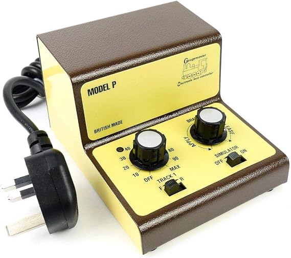 Gaugemaster GM-GMC-PO Single Track Controller with Simulation for O Scale, Black