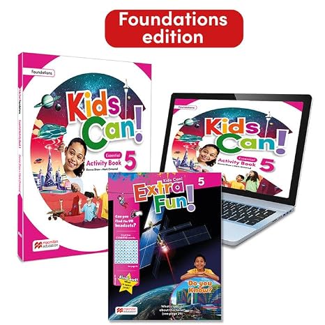 KIDS CAN! Foundations 5 Essential Activity Book & Extra Fun: con acceso a la versión digital