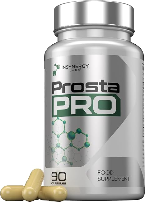 Prostate Pro - Prostate Complex Capsules with Saw Palmetto Extract (Saw Palmetto) Nettle Beta-sitosterol & Lycopene - 90 Vegan Capsules for Comprehensive Prostate Support
