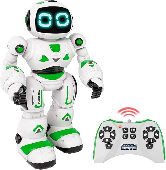 Xtrem Bots - Bionic Robot Toy | Toy Robots | Robots For Kids | Programmable Up To 20 Actions And Remote Control Robot I Boys Toys Age 5 Or Older | 5 Year Old Boy Gifts | Stem (Bionic)