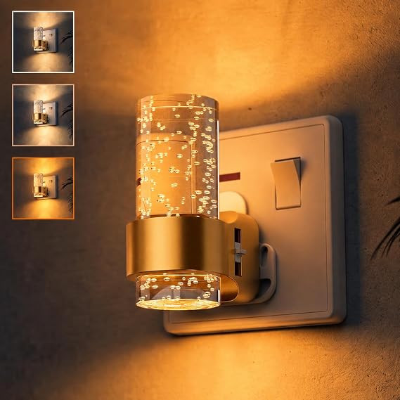LOHAS-LED Night Light Plug in Wall, 1W Dimmable LED Nightlight with 3CCT