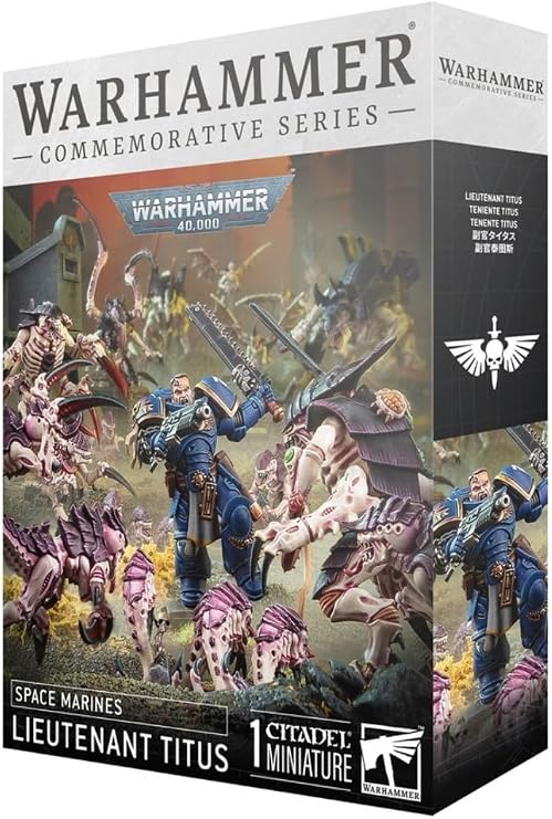 Games Workshop - Warhammer 40,000 - Space Marines - Lieutenant Titus - plastic model kit, Blue
