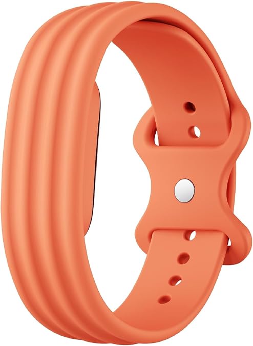 Silicone Strap Compatible with Google Fitbit Air, Breathable Sport Replacement Strap, Soft and Skin-friendly, Tang Buckle Design
