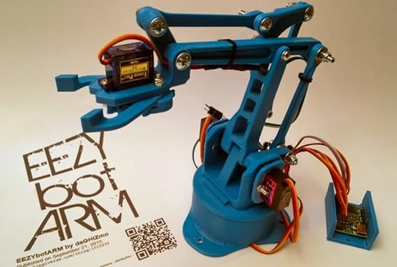 Arduino ile Uyumlu Robot Kol Parçaları Eezybotarm Vidalar Dahil