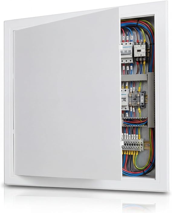 INMOZATA Access Panel 400x400mm,ABS Hinged Inspection Hatch