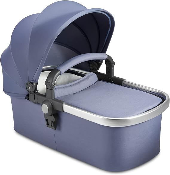 Joovy Portable Stroller Bassinet with Zip Closure, UPF 50 Sun Canopy - Compatible with Joovy Qool and Caboose RS Strollers (Adapters Sold Separately), Slate
