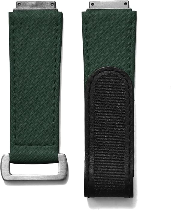 Compatible With Richard RM67 model Watch Strap Rubber/FKM Hook And Loop Strap Replacement Watches Band