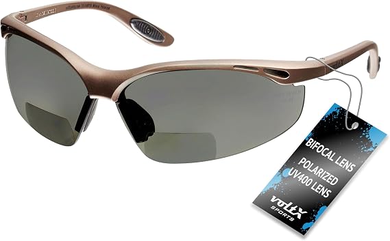 voltX CONSTRUCTOR, Bifocal Sports Safety Glasses, +1.5 Polarised lens.