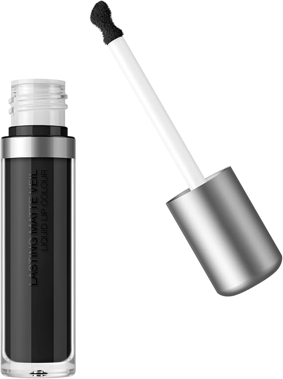 KIKO Milano Lasting Matte Veil Liquid Lip Colour - Shade 17 Black