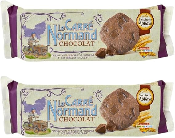 Biscuiterie de l'Abbaye Dark Chocolate French Biscuits 140g x 2