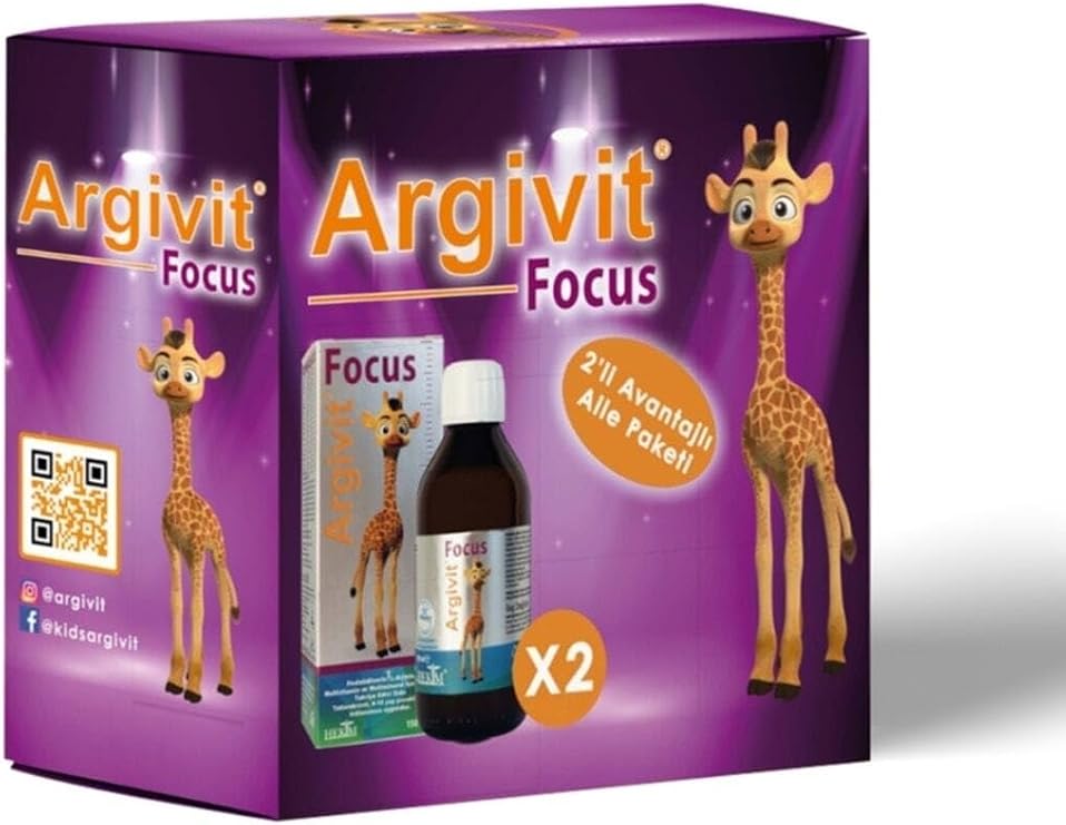 Argivit Focus Şurup 150 ml 2'li Avantajlı Aile Paketi 105257-1-2