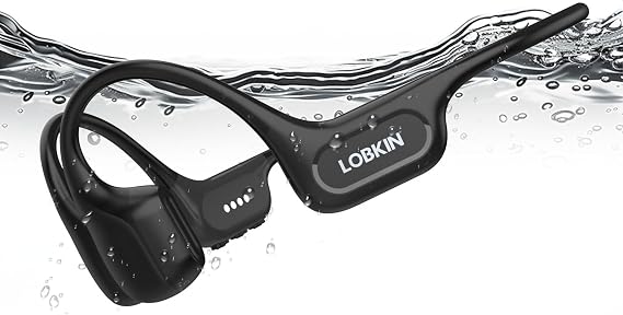 Bone Conduction Air Conduction Headphones, IP68 Swimming Headphones 32GB