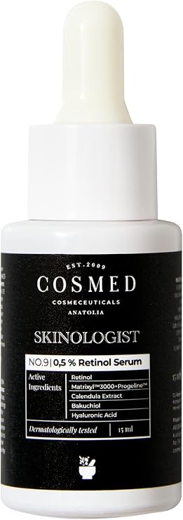 Cosmed%0.5 Retinol ve Peptit İçeren Yenileyici Serum -%0.5 Retinol Serum - 15 ml