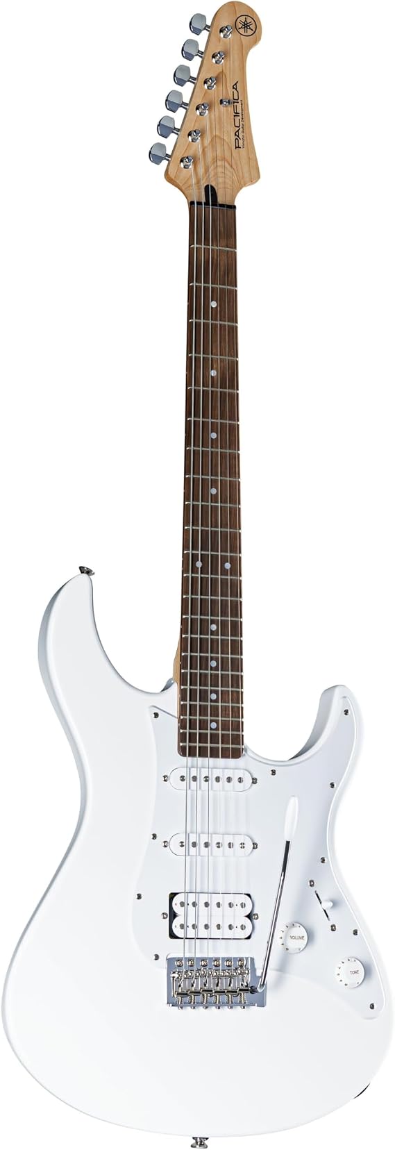 Yamaha PACIFICA012 White Electric Guitar, Beginner Entry Model Pacifica Yamaha