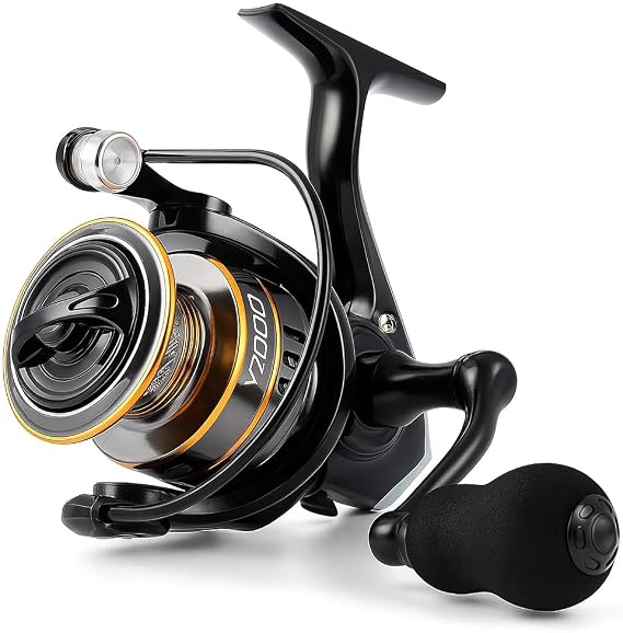 Professional Spinning Fishing Reel, Metal Frame, High Speed, 5000 Series, for Saltwater, Freshwater