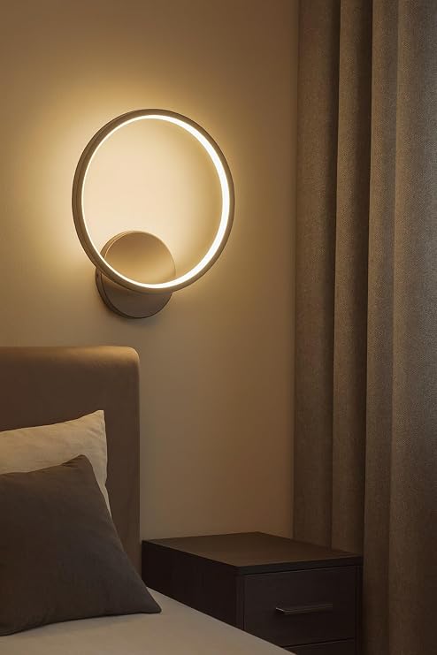 LEGACY Aura Modern Tasarım Renk Gün Işığı Ledli Hol - Banyo - Mutfak - Salon Led Duvar Aplik (KAHVERENGİ) [Enerji Sınıfı A+++]