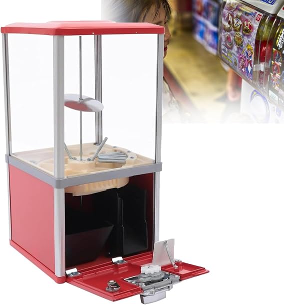 Automatic Capsule Vending Machine for Retail and Game Stores, Dispenses Round Bouncy Balls, Ideal for Gachapon Entertainment