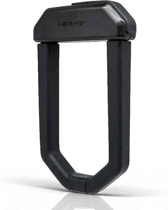 Hiplok D1000 Uni U-Lock All Black Clothing Area, 6.1" x 3.65"