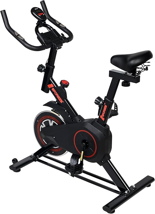 Sporsize Exercise Bike - Dijital Ekran Göstergeli Sessiz Çalışan Ev Tipi Dikey Egzersiz Bisikleti MAX 136 KG
