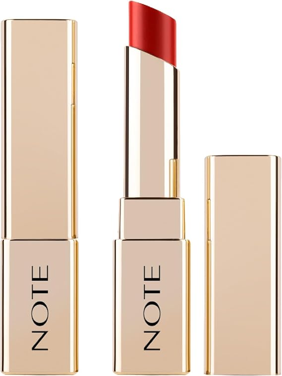 Note Cosmetics Iconic Sheer Lipstick 212 Powerful Nemlendirici Parlak Ruj, Kırmızı