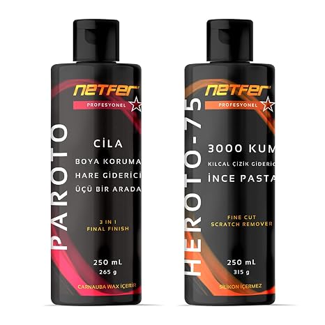 Netfer 2-Piece Thin Cake Polish Set - 2x250 mL
