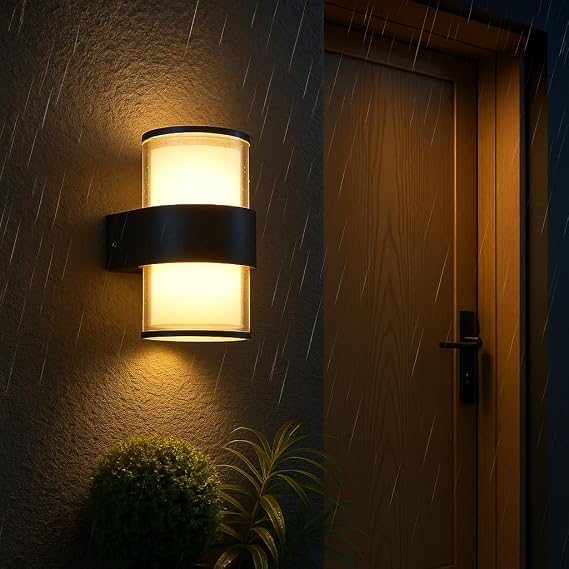 Bora LED Duvar Aplik 12W IP54 – Günışığı 3200K, 1170 Lümen, Su Geçirmez İç ve Dış Mekan Aydınlatma, Bahçe Balkon Teras Ev Koridor için [Enerji Sınıfı F]