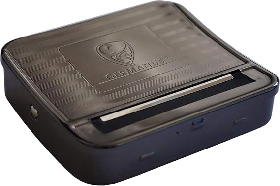 GERMANUS Metal Cigarette Rolling Machine - Premium, Black