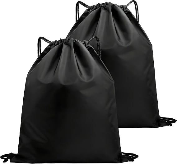 ASelected 2Pcs Extra Large Laundry Bag, 120cm x 94cm Drawstring Clothes Storage Bag Black Large Waterproof Oxford Fabric for Travel Bedroom Dormitory