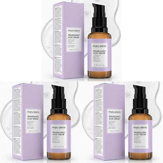 Maruderm%3 Tranexamic Acid Serum – Alfa-Arbutin%2 & Vitamin C ile Leke Karşıtı Aydınlatıcı Yüz Serumu, 30 ML (3 paketi)