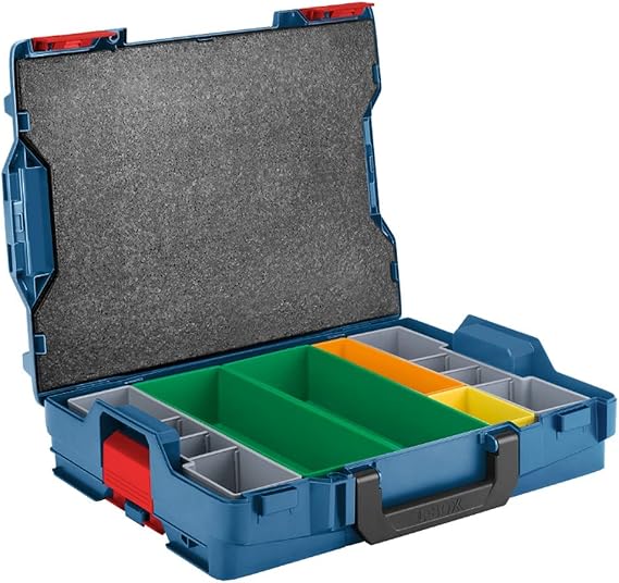 Bosch Professional L-BOXX102S3N L-BOXX, Box S with 3 Parts Holders