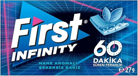 First 60 Dk Infinity Nane Aromalı Sakız 27 gr