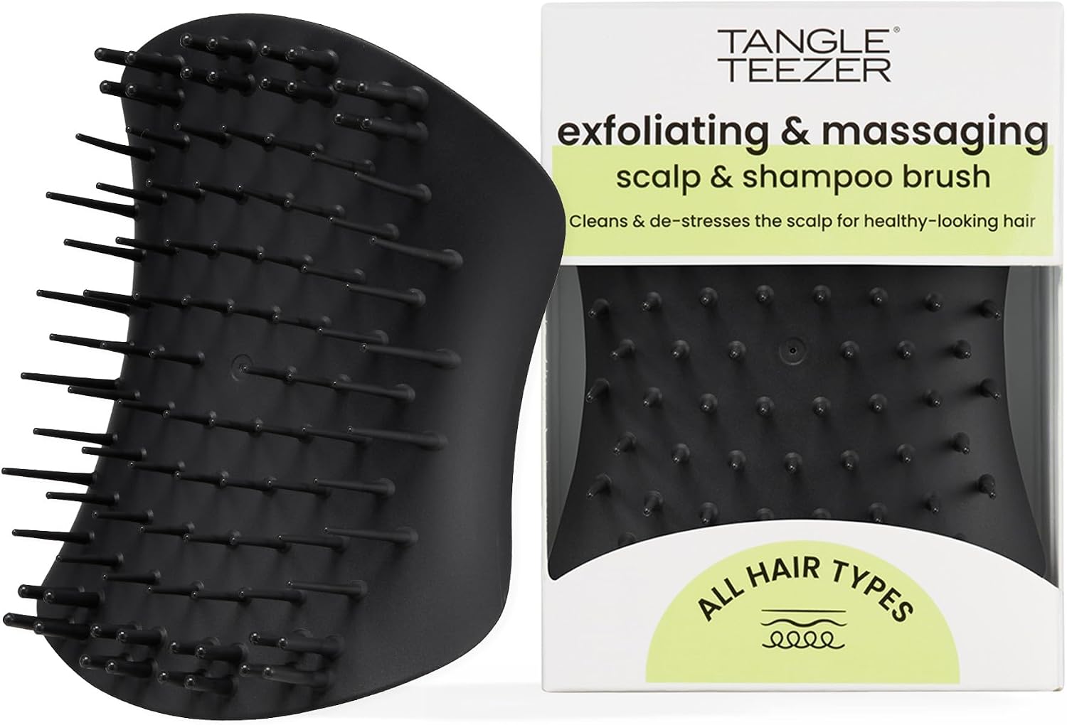 Tangle Teezer Scalp Brush Black Scalp Massage Comb