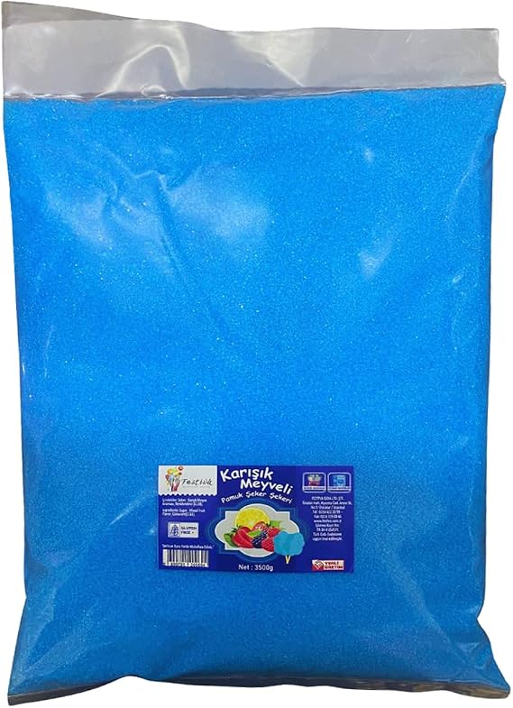 Festiva Ahududu Aromalı Pamuk Şeker Toz Şekeri 3,5 Kg. - Pamuk Şeker Yapımı İçin