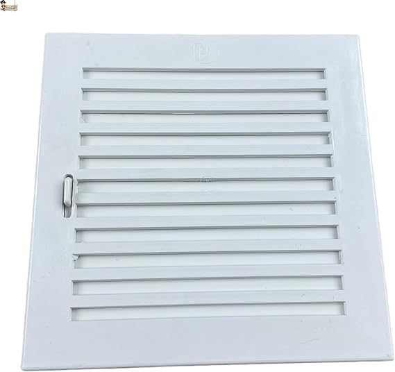 Ventilation Grille with Adjustable Closure, 15 cm, Recessed Wall or Ceiling Mount, Bathroom, Kitchen, Wet Rooms, Mini Mobile Slat Blind to Open or Close the Air (1.15 x 15 cm)