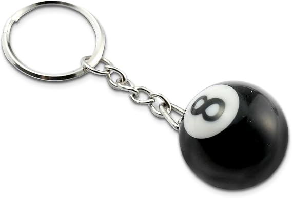 8 Ball Keyring**