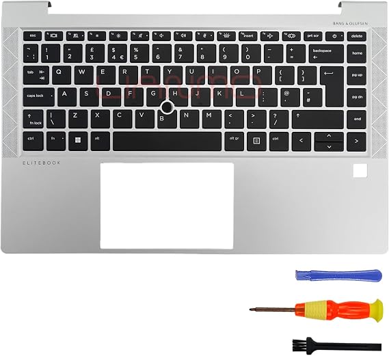Palmrest Backlit With Point Keyboard for HP EliteBook 840 G7 840 G8 845 G7 845 G8 745 G7 745 G8 (UK English)