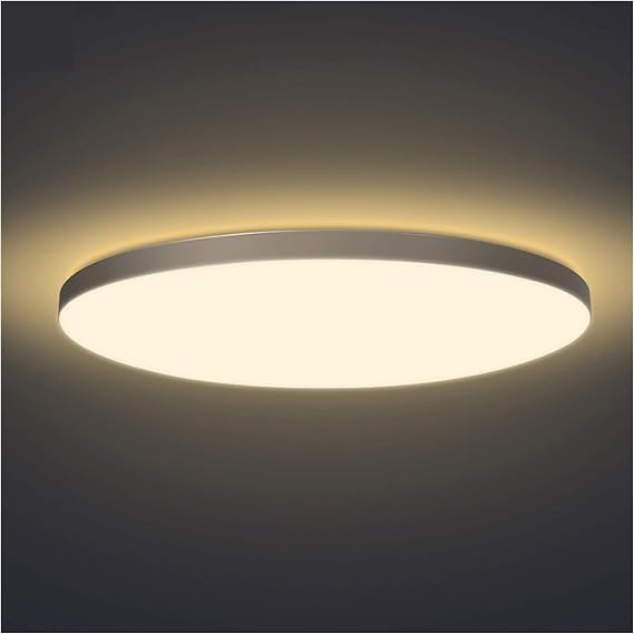 Ceiling Lights, Led Ceiling Light 50W Smart Ceiling Lights Colorful Ambient Light Control For Living Room