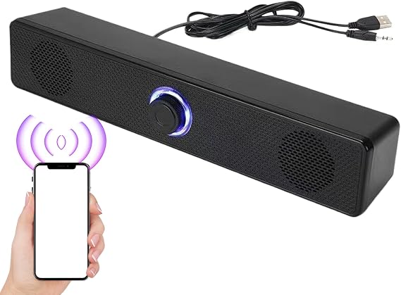 Wireless Soundbar Speaker Tabletop Audio Player