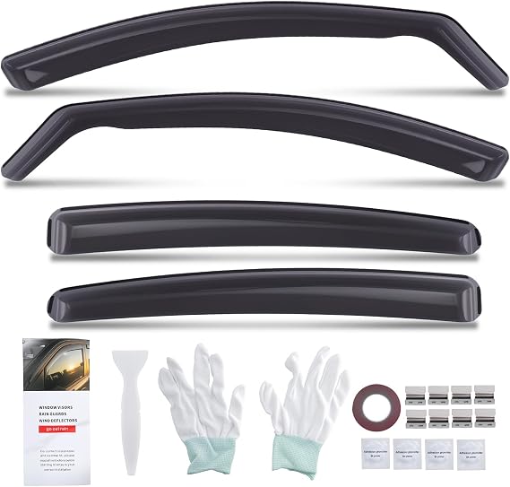 maXpeedingrods Wind Deflectors for Insignia MK1 Saloon/Hatchback 2009-2017